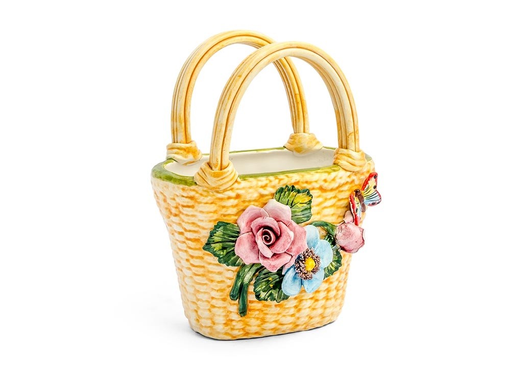 Bolsa Pequena com Flores